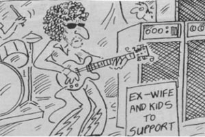 Cartoon from British music press 78